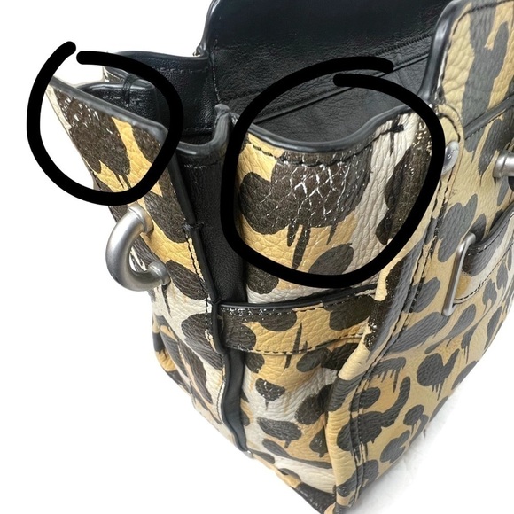 Coach Wild Beast Leopard Swagger Cheetah Animal Print Runway Purse Bag Handbag - Picture 11 of 16